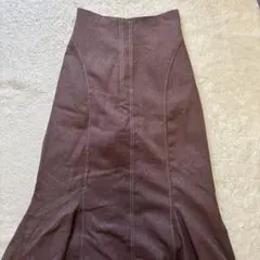 【美品】dazzlin マーメイドスカート ブラウン