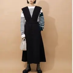 セール⭐️ADAM ET ROPE' 2WAYフロントボタンジャンパースカート