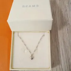 BEAMS ハート型チャーム ネックレス