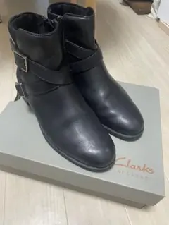 Clarks ハビシャムベイ （ブラックレザー）