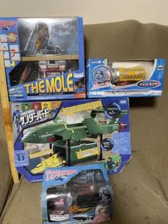 サンダーバード　2号&4号　ジェットモグラ　ラジコン　レスキューメカ