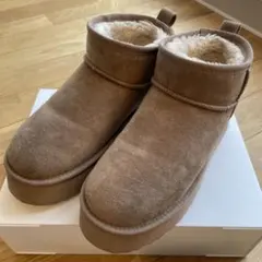 ORiental TRaffic ムートンブーツ　ベージュ　２４cm