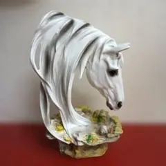 陶器 動物 サギ 置物 イタリア製 AHURA 白鳥 - メルカリ