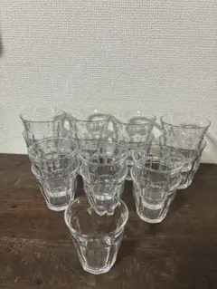 昭和レトロ 不二家 パフェグラス 3個セット フリル 純喫茶