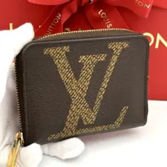 ☆極美品☆ルイヴィトン ジッピーコインパース 財布 モノグラムジャイアント 茶