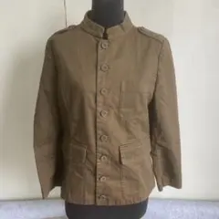 JOURNAL STANDARD ノーカラージャケット グリーン系 M相当