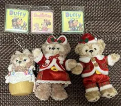 ダッフィー シェリーメイ ぬいぐるみバッジ 3個セット おまけ付き