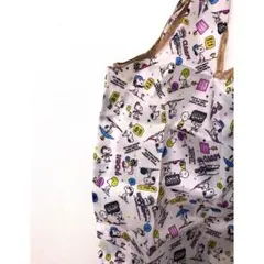 大人気 スヌーピー ホワイト系 トートバッグ 総柄デザイン ☆★