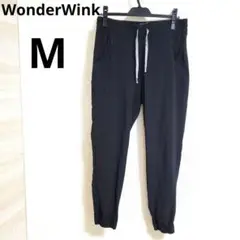 WonderWink【M】ブラック サルエルパンツ