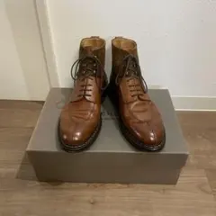 フランス製　エシュン　レースアップブーツ