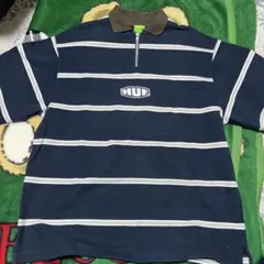 HUF ハーフジップボーダースウェット