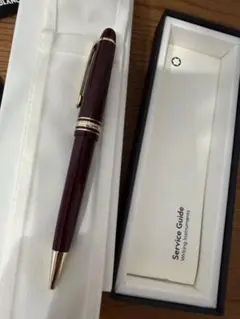MONTBLANC マイスターシュテュック バーガンディ ボールペン 箱付正規品のサムネイル