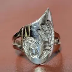 ビンテージ 銀の指輪 シルバーリング インディアンジュエリー シルバー925
