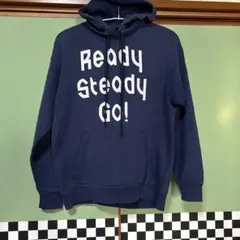 値下げ！Mサイズ！READY STE ADY GO!パーカー