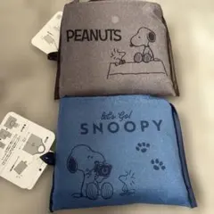PEANUTS スヌーピー エコバッグ 2点セット