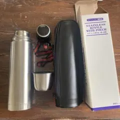 ステンレスボトル 450ml ポーチ付き
