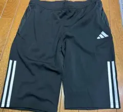 新品 adidas アディダス ショートパンツハーフパンツ吸汗速乾黒 2XL