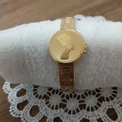 SEIKOセイコー/黄金のネフェルティティ　コインウォッチ 　バングルウォッチのサムネイル