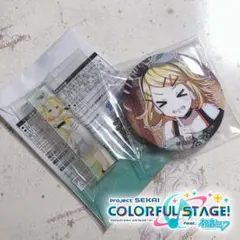 プロセカ リン アクリルスティックキーホルダー 缶バッジ