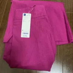 GU リネンブレンドフレアロングスカート