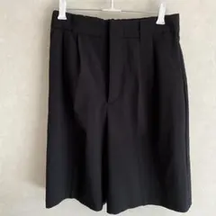 GU センタープレスバミューダパンツ　L ブラックのサムネイル
