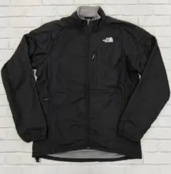 G659 ノースフェイス ナイロンジャケット 裏フリース ブルゾン ブラック