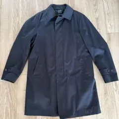 SHIPS ブラック ステンカラーコート Lサイズ