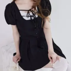 NICE CLAUP ニットトップス プリーツミニスカート セットアップ