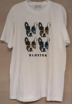 GLOSTER ROAD フレンチブルドッグ柄Tシャツのサムネイル