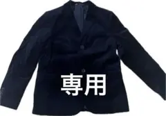 ZARA ネイビー ベルベット スーツジャケット 10才　　140サイズ