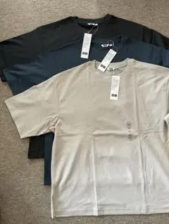 【新品】ユニクロU エアリズムコットン オーバーサイズ Tシャツ 3枚 3XL