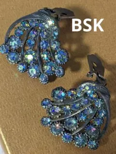 アメリカ　BSK 　ビンテージ　イヤリング　お値下げ中
