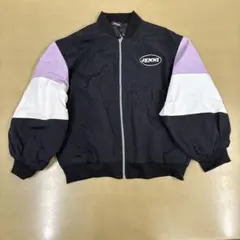 JENNI ジッパー付きジャケット 黒/紫/白