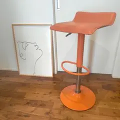 レア！絶版品！人気！BERNHARD ダイニングチェア オレンジ IKEA 00