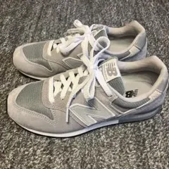 【新品未使用】new balance スニーカーグレーCM996GR2 23㎝