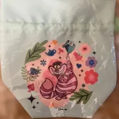 Happyくじ Disneyにゃん・にゃん・にゃん チェシャ猫 巾着ポーチ