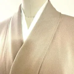 6k1034 着物 正絹 袷 色無地 紋無し 紫 無地 和装 - メルカリ