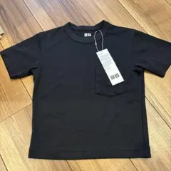 タグ付き新品未使用110㎝　エアリズムコットンクールネックTシャツのサムネイル