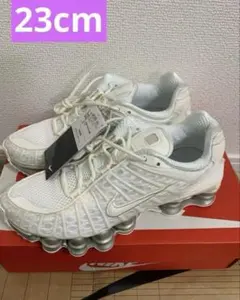 23cm ナイキ ショックス ホワイト セイル NIKE