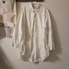 ユニクロ INES DE LA FRESSANGE ホワイト長袖シャツ Mサイズ