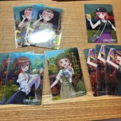 五等分の花嫁 オリジナルクリアカード 9枚 セブンイレブン