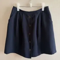 NATURAL BEAUTY BASIC＊ひざ丈 フレアスカート　 台形スカート