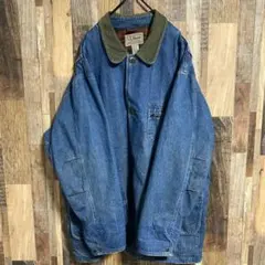 ハンティング デニム ジャケット エルエルビーン 2XL USA古着 アウターのサムネイル