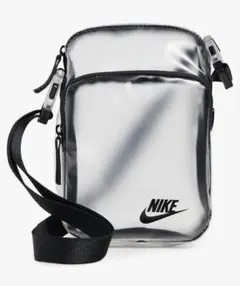おしゃれ！　NIKE ナイキ ヘリテージ クリスタル クロスボディバッグ　透明