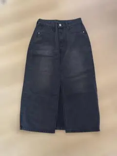 未使用 センタースリットナローデニムスカート Mサイズ Jnuage