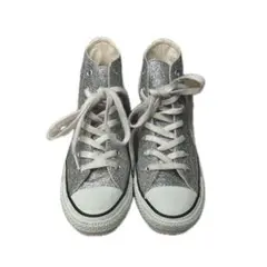 コンバース オールスター ハイカット シルバー グリッター