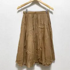 美品 マイストラーダ Mystrada スカート フレア ロング 絹 シルクのサムネイル