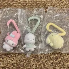 サンリオ カラフルカラビナマスコットチャーム マイメロ ポチャッコ ポムポム