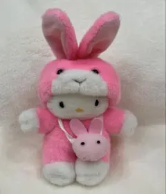 キティちゃんぬいぐるみ うさぎ着ぐるみ ハローキティレア サンリオ