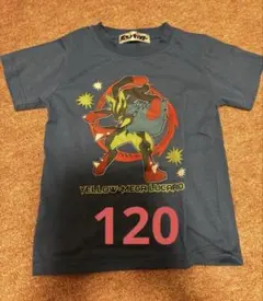ポケモン 120 半袖Tシャツ　イエローメガルカリオのサムネイル
